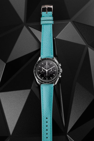 Solitaire Universal Straps in Frosty Breeze Epsom for Omega
