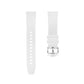 Frosted White Universal Rubber Strap