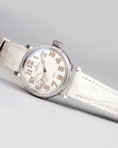 Bespoke Watch Strap in Natural Himalayan Crocodile