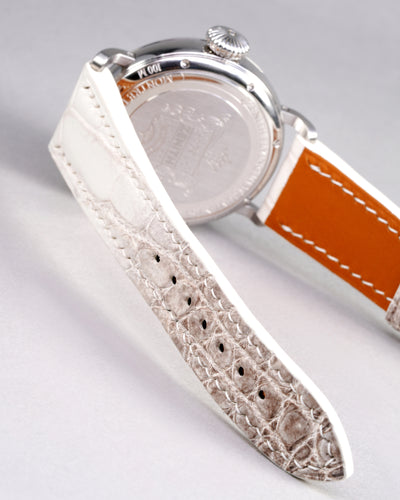 Bespoke Watch Strap in Natural Himalayan Crocodile