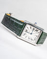 Bespoke Watch Strap in Green Ombre Crocodile