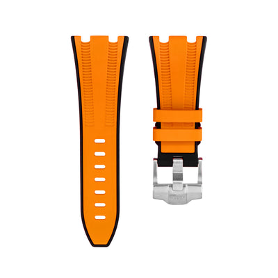 Solitaire Volcano Orange Rubber Strap for AP 42MM