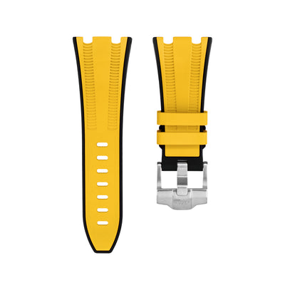 Solitaire Bumblebee Yellow Rubber Strap for AP 42MM