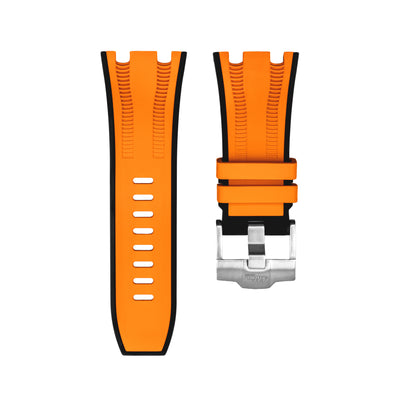 Solitaire Volcano Orange Rubber Strap for AP 44MM