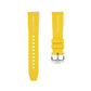 Solitaire Phoenix Yellow Rubber Strap for Omega