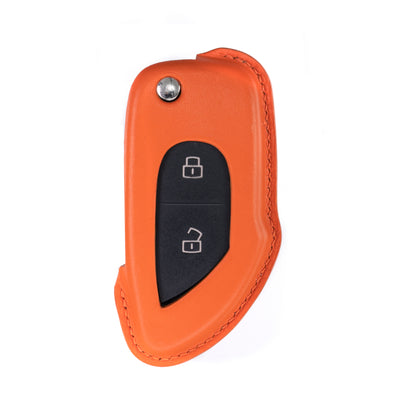 Lamborghini Gallardo Key Fob Cover in Orange Nappa