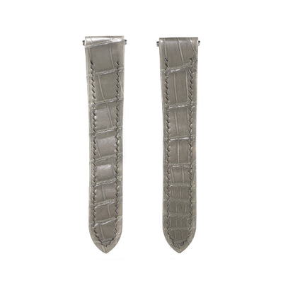 Grey Crocodile Santos De Cartier Straps