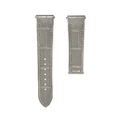 Grey Crocodile Santos De Cartier Straps