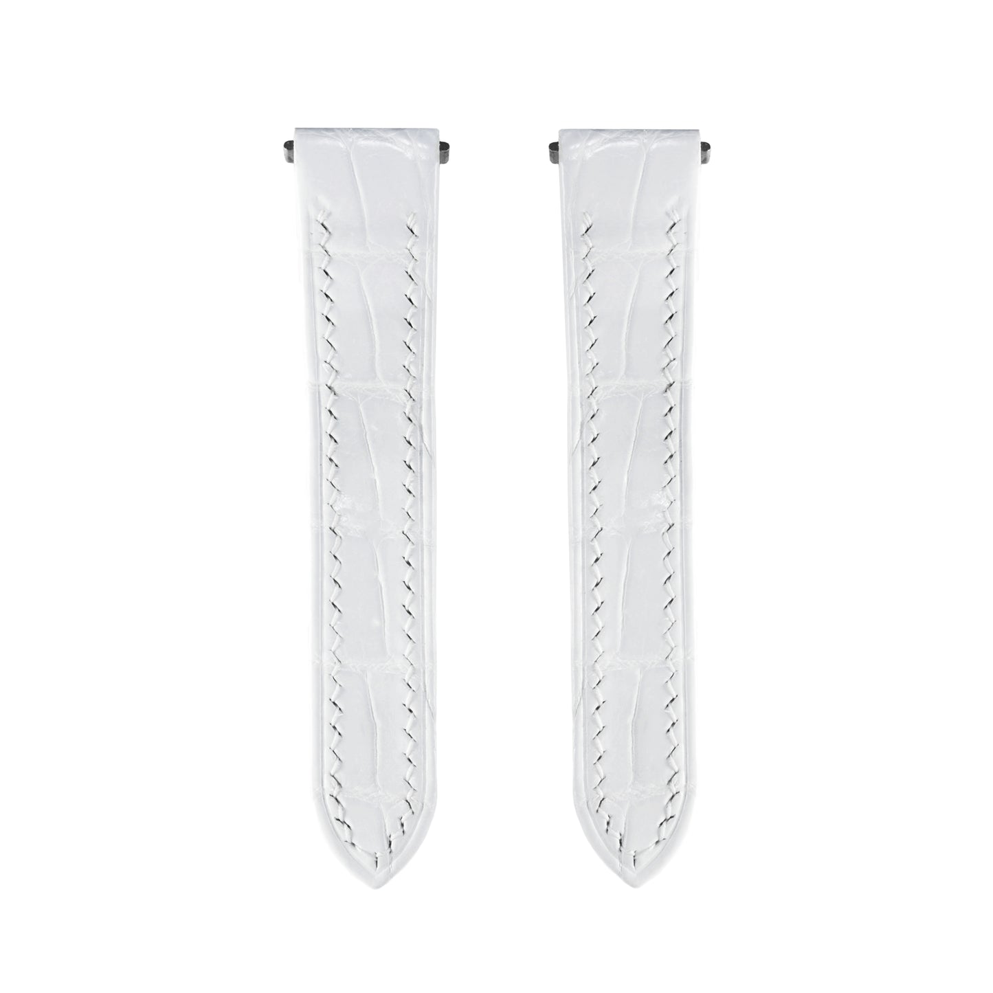 White Crocodile Santos De Cartier Straps