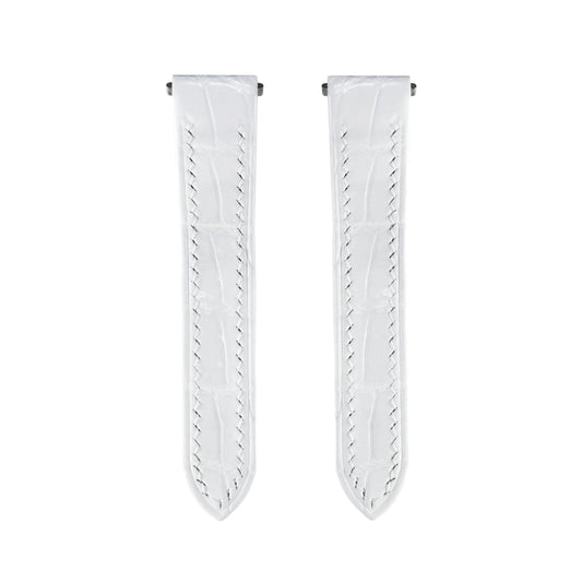 White Crocodile Santos De Cartier Straps