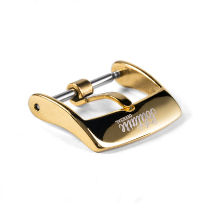 16MM Solitaire Official Gold Tang Buckle