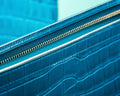 Bespoke Clutch Bag in Miami Blue Crocodile