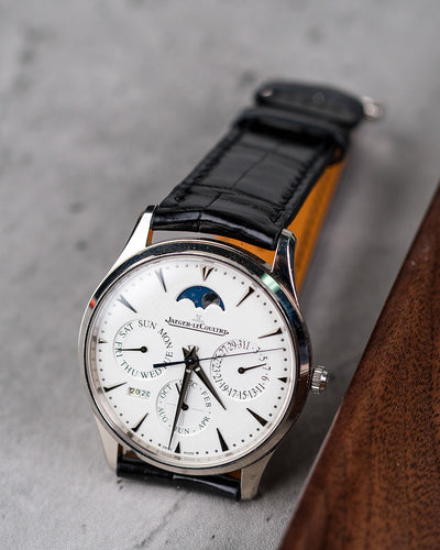 Bespoke Watch Strap In Black Crocodile