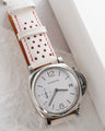 Bespoke Watch Strap in White Nappa
