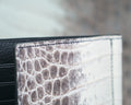 Bespoke Money Clip in Natural Himalayan Crocodile
