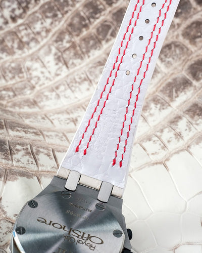 Bespoke Watch Strap in Natural Himalayan Crocodile