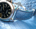 Bespoke Watch Strap in Baby Blue Himalayan Crocodile