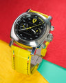 Bespoke Watch Strap in Yellow Crocodile