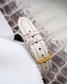 Bespoke Watch Strap in Natural Himalayan Crocodile