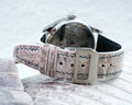 Bespoke Watch Strap in Natural Himalayan Crocodile