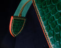 Bespoke Clutch Bag in Pine Green Crocodile