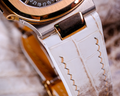 Bespoke Watch Strap in Natural Himalayan Crocodile