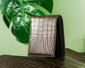 Bespoke Bifold Wallet in Juniper Green Alligator