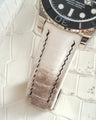 Bespoke Watch strap in Natural Himalayan Crocodile