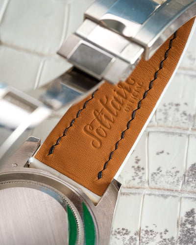 Bespoke Watch strap in Natural Himalayan Crocodile