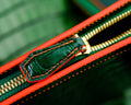 Bespoke Clutch Bag in Pine Green Crocodile