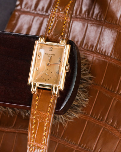 Bespoke Watch Strap in Chestnut Brown Alligator