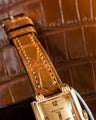 Bespoke Watch Strap in Chestnut Brown Alligator