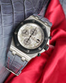 Bespoke Watch Strap in Ombre Dull Crocodile
