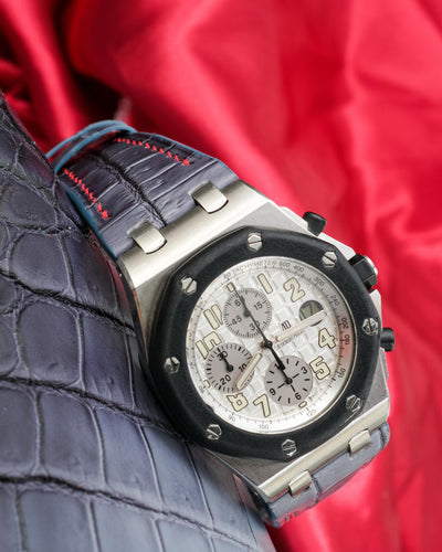 Bespoke Watch Strap in Ombre Dull Crocodile