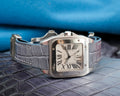 Bespoke Watch Strap in Ombre Dull Crocodile