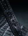 Bespoke Watch Strap in Black Crocodile