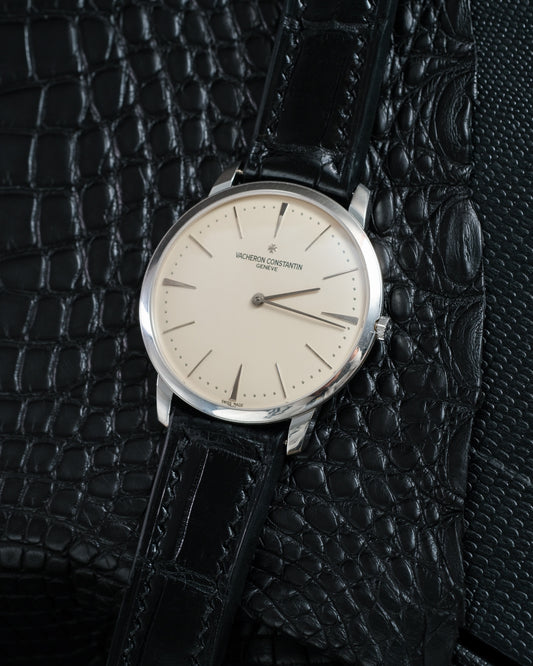 Bespoke Watch Strap in Black Crocodile
