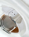 Bespoke Watch Strap in White Crocodile
