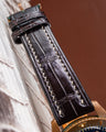 Bespoke Watch Strap in Dark Brown Crocodile