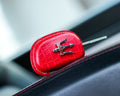 Bespoke Key Fob Cover in Ferrari Red Crocodile