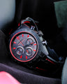 Bespoke Watch Strap in Black Crocodile