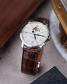 Bespoke Watch Strap in Chocolate Brown Crocodile