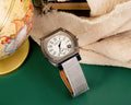 Bespoke Watch Strap in Rhino Grey Crocodile