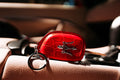 Bespoke Key Fob Cover in Ferrari Red Crocodile