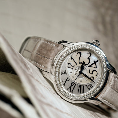 Bespoke Watch Strap in Natural Himalayan Crocodile