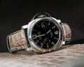 Bespoke Watch Strap in Grey Himalayan Crocodile