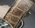Bespoke Watch Strap in Grey Himalayan Crocodile