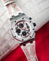 Bespoke Watch Strap in Natural Himalayan Crocodile