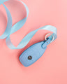 Bespoke Key Fob Cover in Baby Blue Nappa