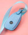Bespoke Key Fob Cover in Baby Blue Nappa